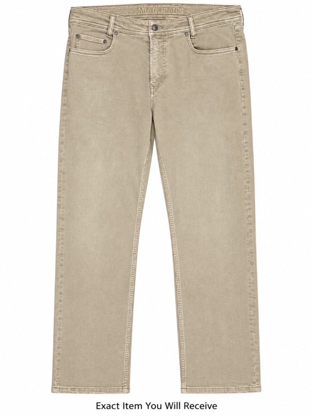 NWOT MAC Jeans Men's Arne FLEXx Jeans Beige Tan Straight Slim 36x30 Germany